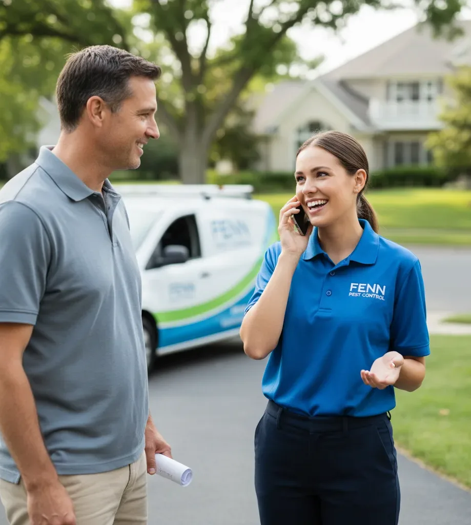 Fenn Pest Control customer support in Boomer